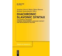 Björn Hansen Diachronic Slavonic Syntax (Tascabile)