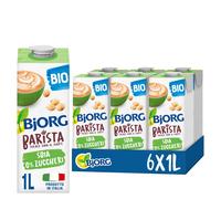 BJORG Bevanda di Soia Barista 0% Zuccheri, Bevanda Biologica Ideale con il Caffè