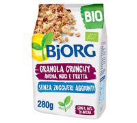 BJORG Granola Crunchy Avena Integrale Noci e Frutta Bio 280g