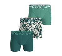 Bjorn Borg Men Summer Ctn Str 3P Boxer Green M