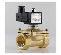 BJPCTUSF Valvola Elettrovalvola normalmente Chiusa Acqua IP65 Bobina Completamente AC220V DC12V DC24V G3/8" G1/2" G3/4" G1 G1-1/4 G1-1/2(12v,0.75 inch)