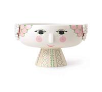 Bjørn Wiinblad Eva 54043 - Ciotola da donna con testa in porcellana, 14,5 x 24 cm, colore: Rosa