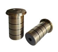 bjsdkff Copertura antipolvere per foro del pavimento, accessori per bulloni per porta, inserti di bloccaggio scorrevoli di sicurezza, molla interamente in rame antipolvere Bullone cilindro hardware 2