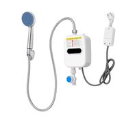 BJTDLLX Scaldacqua istantanea, 3500 W, piccolo scaldabagno elettrico con doccetta, acqua calda senza serbatoio 30 - 60 °C, per appartamenti, bagni