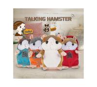 Bjxy Talking Hamster Repeats What You Say Cute Plush Electronic