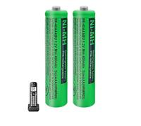 BK-40AAABU Batterie Ricaricabili AAA 400mah 1,2v per Cordless Gigaset, NI-MH Pile Ricaricabili AAA per Panosonic Telefoni Cordless - confezione da 2