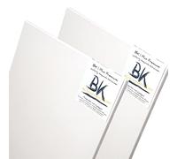 BK BILDERRAHMEN KOLMER 2 B.K. Plus Tele su Telaio a barella 50x70 cm | 100% Cotone, Primer per la Pittura di qualità | Pronto per la verniciatura, Telaio tenditore Allungato per la Pittura
