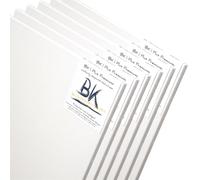 BK BILDERRAHMEN KOLMER 6X B.K. Plus Tele su Telaio TESO 30x60 cm | 100% Cotone, multiprimer | Superficie pittorica di Prima qualità, Telaio teso Pronto da dipingere