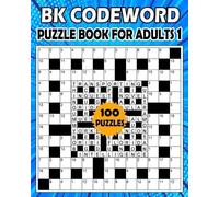 Bk Bouchama BK Codeword puzzle book for adults 1 (Tascabile)
