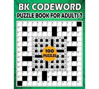 Bk Bouchama BK Codeword puzzle book for adults 2 (Tascabile)