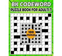 Bk Bouchama BK Codeword puzzle book for adults 3 (Tascabile)