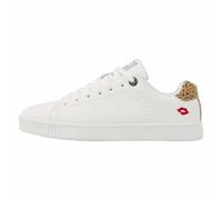 BK British Knights Mist, Scarpe da Ginnastica Donna, Labbra Leopardate Bianche, 37 EU