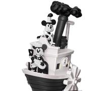 BK D Stage Steamboat Willie Mickey & Minnie Divertente e iconica figura da colle