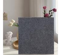 BK&MF 10 Pezzi di Piastrelle di Tappeto autoadesive interbloccanti, zerbini Quadrati Lavabili da Applicare, tappeti Quadrati Impermeabili Antiscivolo per Camera da Letto,G,10PCS 60x60cm(24x24inch)