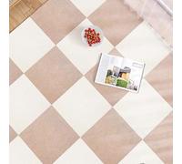 BK&MF 10 Pezzi di Piastrelle di Tappeto autoadesive interbloccanti, zerbini Quadrati Lavabili da Applicare, tappeti Quadrati Impermeabili Antiscivolo per Camera da Letto,K,10PCS 30x30cm(12x12inch)