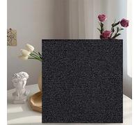 BK&MF 10 Pezzi di Piastrelle di Tappeto autoadesive interbloccanti, zerbini Quadrati Lavabili da Applicare, tappeti Quadrati Impermeabili Antiscivolo per Camera da Letto,B,10PCS 50x50cm(20x20inch)