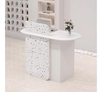 BK&MF Moderno Banco Cassa Negozio con Ampio,Bancone Reception Negozio Con cassetto Bancone Reception Centro Esteticoper Supermercato, Hotel,D,80x50x95cm(31x20x37inch)