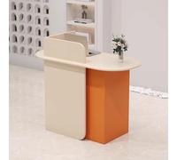 BK&MF Moderno Banco Cassa Negozio con Ampio,Bancone Reception Negozio Con cassetto Bancone Reception Centro Esteticoper Supermercato, Hotel,G,120x50x95cm(47x20x37inch)