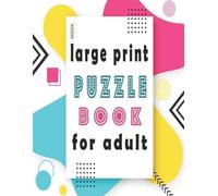 Bk Variety Puzzle Books large print puzzle book for adult (Tascabile)