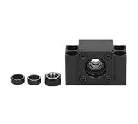 BK10 Ball Screw Support for SFU1605 / SFU1204 | Carbon Steel End Support with Deep Groove Bearing | High Rigidity CNC Machine Replacement Part | 10mm Inner Diameter