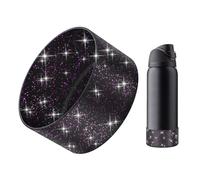 BKBY Stivale protettivo in silicone glitterato compatibile con Owala 680,4 g, 907,2 g, 1134 g, copertura paraurti inferiore compatibile con bottiglie d'acqua Owala FreeSip, Twist o Flip in acciaio