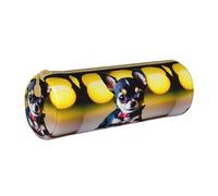 BKDODKS Astuccio in pelle con stampa di cane chihuahua, per adulti, unisex, con cerniera, leggero
