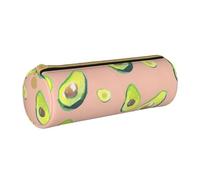 BKDODKS Astuccio in pelle con stampa di molte immagini di avocado, per adulti, unisex, con cerniera, leggero