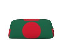 BKDODKS Astuccio portamatite con stampa bandiera del Bangladesh, con cerniera, grande, per lavoro e viaggi, astuccio multifunzionale