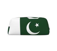 BKDODKS Astuccio portamatite con stampa bandiera del Pakistan con cerniera, grande, per lavoro e viaggi, astuccio multifunzionale