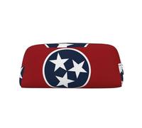 BKDODKS Astuccio portamatite con stampa bandiera del Tennessee con cerniera, grande, per lavoro e viaggi, astuccio multifunzionale