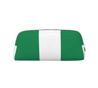 BKDODKS Astuccio portamatite con stampa bandiera della Nigeria con cerniera, grande, per lavoro e viaggi, astuccio multifunzionale