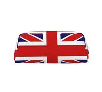 BKDODKS Astuccio portamatite con stampa bandiera inglese, grande astuccio per matite da lavoro, viaggio - astuccio multifunzionale