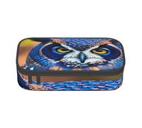 BKDODKS Blue Owl 1 Stampa Multifunzionale Astuccio Cancelleria Sacchetto di Immagazzinaggio Forniture Adulti Preferiti