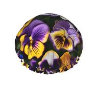 BKDODKS Cuffia da doccia da donna, leggera, riutilizzabile, morbida, impermeabile, a prova di perdite, colore nero