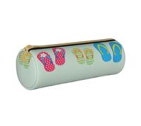 BKDODKS Infradito Calligrafia Scarpe da Spiaggia Stampa Adulti Astuccio in Pelle Uomo Donna Astuccio Matita con Cerniera Leggero