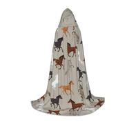 BKDODKS Mantello con cappuccio unisex per cosplay, gotico, rinascimentale e altro ancora