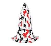 BKDODKS Mantello con cappuccio unisex per cosplay, gotico, rinascimentale e altro ancora