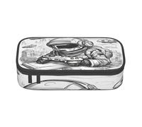 BKDODKS Monocromatico Sketch Style Gaming Stampa Multifunzionale Matita Caso di Cancelleria Forniture Sacchetto di Immagazzinaggio Favor