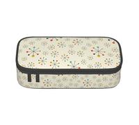 BKDODKS Retro Moderno Stampa Multifunzionale Matita Astuccio Cancelleria Forniture Favorite Adulti