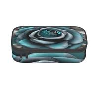 BKDODKS Teal Grigio Rosa Stampa Multifunzionale Astuccio Cancelleria Sacchetto di Immagazzinaggio Forniture Adulti preferiti