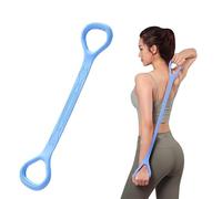 Bkemkri Elastici Fitness con Maniglia, Fasce Elastiche per Allungamento Delle Spalle, Bande Elastiche per Yoga e Pilates, Banda Elastica Fitness, Corda Elastica per Allenamento per la Schiena, Blu