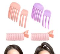 BKEPDY 6 Pezzi Set Pettini Volume Capelli Frangia Strumento Styling Accessori Acconciatura Bigodini Parrucchiere Professionale