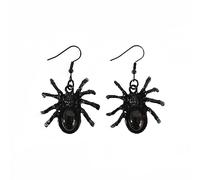 BKEPDY Orecchini Da Donna Orecchini Pendenti a Forma Di Ragno, Creativi, Per Halloween, Accessori Per Donne e Ragazze Orecchini Halloween Vestito Decorazione (Nero)