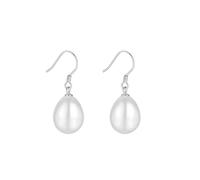 BKEPDY Orecchini Pendenti Goccia Perla Eleganti Argento Brillanti Naturali Classici Femminili Cerimonia