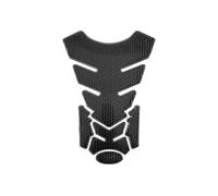 BKEPDY Paraserbatoio Tank Pad Adesivi Fishbone Adesivo Serbatoio 3D Protezione Serbatoio di Gas Pad Adesivo Decalcomanie Moto Serbatoio Protector Pad Sticker (Nero)