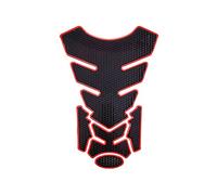 BKEPDY Paraserbatoio Tank Pad Adesivi Fishbone Adesivo Serbatoio 3D Protezione Serbatoio di Gas Pad Adesivo Decalcomanie Moto Serbatoio Protector Pad Sticker (Rosso)