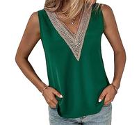 BKEPDY T Shirt Donna Elegante Camicia Senza Maniche Maglietta Maniche Corte Top con Scollo a V Maglia Estiva Casual Abbigliamento Primavera Sportiva Blusa per Ufficio