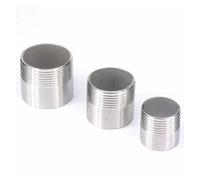 BKGWCSOR 1pc Equal Thread-Welding 3/8" BSP Male 304 Stainless Steel Straight Pipe Fitting Adapter Water Oil Gas