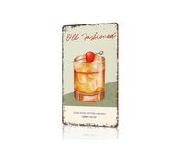 BKGWCSOR Classic Tin Sign Whiskey Preparation Motif Wall Decor for Kitchen Lounge Game Room Studio 8 X 12 inch
