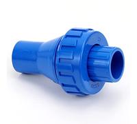 BKGWCSOR Control Valve, 1pcs PVC One Way Non Check Valve Belt Spring Pipe Fittings Coupling Water Connector, For Garden Irrigation I.D20mm-32mm (Size : I.D.32mm) (Size : Inner Dia.20mm)